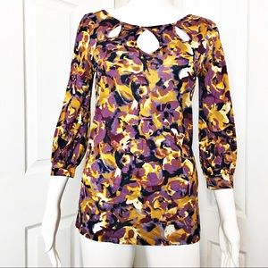 COPY - Anthropologie Traced Teardrops Top by Postmark